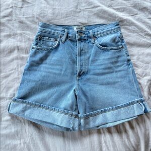 AGOLDE DENIM SHORTS SIZE 25